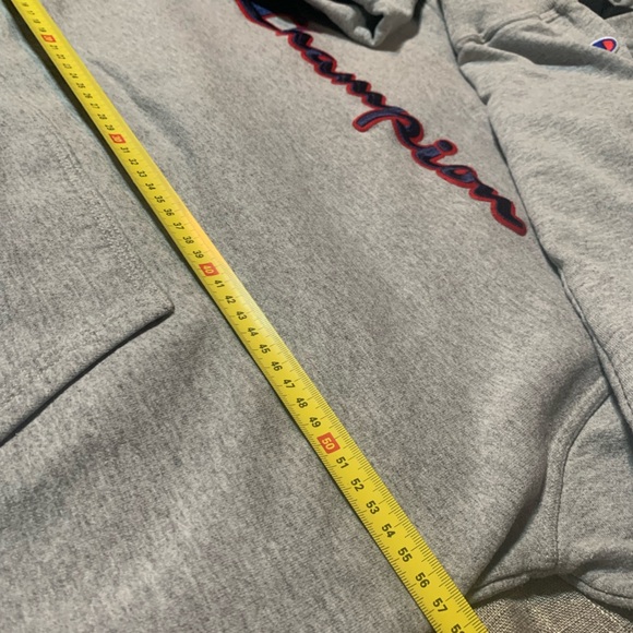 Champion Men's Grey Hoodie - Picture 4 of 5